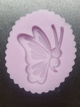 Load image into Gallery viewer, Etched Mental Health Awareness Butterfly Made with Crystal Clear Platinum Silicone #1