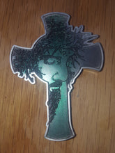 Load image into Gallery viewer, Etched Jesus and the Cross Mold! Made with Crystal Clear Platinum Silicone