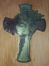 Load image into Gallery viewer, Etched Jesus and the Cross Mold! Made with Crystal Clear Platinum Silicone