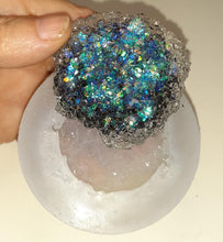 Load image into Gallery viewer, 2" Exclusive Crystal Mold Made w/Translucent Platinum Silicone Mold #1