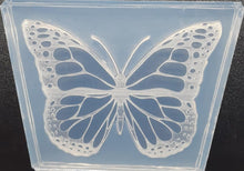 Load image into Gallery viewer, 3.5 Stunningly Etched Butterfly Mold Made W/Crystal Clear Platinum Silicone
