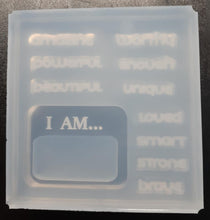 Load image into Gallery viewer, Shaker/Empowering Mold Made w/Crystal Clear Platinum Silicone