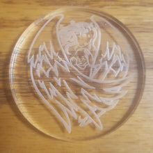 Load image into Gallery viewer, Etched Babies in Angel Wings & Angel Holding Baby Crystal Clear Platinum Silicone Mold