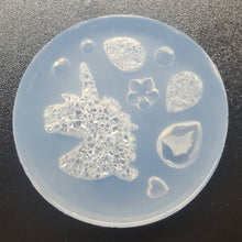 Load image into Gallery viewer, Unicorn Druzy Mold Made with Platinum SIlicone.