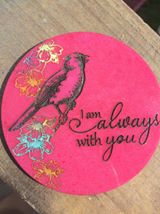 Load image into Gallery viewer, Exclusive Etched Cardinal Mold (4" in diameter) Made w/Crystal Clear Platinum Silicone