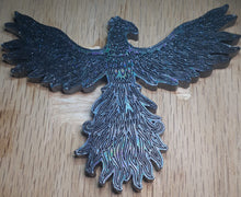 Load image into Gallery viewer, Holographic Molds Etched Phoenix Made w/Crystal Clear Platinum Silicone
