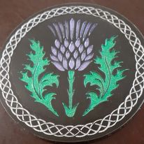 Scottish Thistle Mold made w/Crystal Clear Silicone