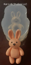 Load image into Gallery viewer, 3D Bunny Mold made w/crystal clear silicone