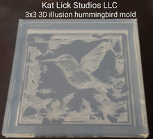 Load image into Gallery viewer, 3D Illusin Hummingbird Mold