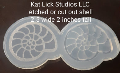Etched or Cut Out Shell Mold
