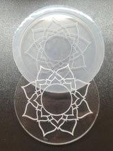 Load image into Gallery viewer, Etched Lotus Coaster Mold