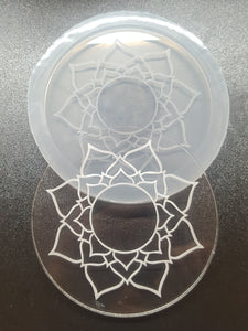 Etched Lotus Coaster Mold