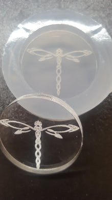 1 inch Etched Celtic Dragonfly Mold