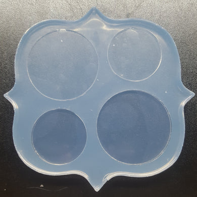 Round Discs for Phone Grips Made with Crystal Clear Platinum Silicone Mold
