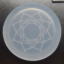 Load image into Gallery viewer, Etched Lotus Coaster Mold