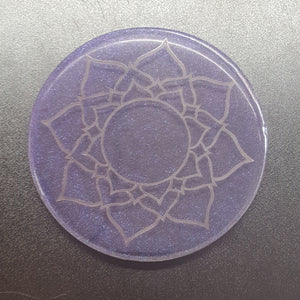 Etched Lotus Coaster Mold