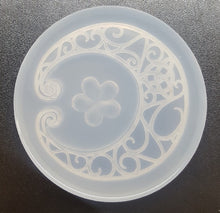 Load image into Gallery viewer, Etched Celtic Moon Mold made withCrystal Clear Silicone