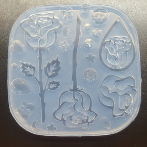 Roses Pallet Mold made with Crystal Clear Platinum Silicone