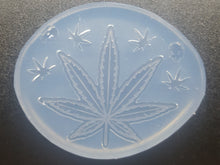 Load image into Gallery viewer, Etched Pot Leaf Mold Made with Crystal Clear Platinum Silicone