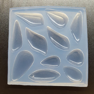 2 Multi-Shapes (21 cavities) Molds Made with Crystal Clear Platinum Silicone