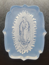 Load image into Gallery viewer, Etched Mother Mary Mold! Made with Crystal Clear Platinum Silicone