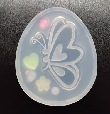 Beautifully Etched Butterfly Mold made w/Crystal Clear Platinum Silicone