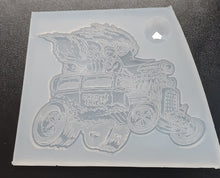 Load image into Gallery viewer, Etched Hot Rod Woody Woodpecker Car-toon Mold Made with Translucent Platinum Silicone