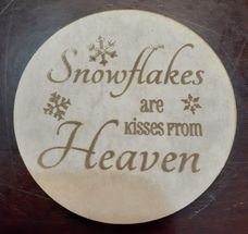 2" Snowflakes are Kisses Mold Made w/Platinum Translucent Silicone