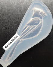 Load image into Gallery viewer, 3D Cardinal Mold Made w/Crystal Clear Platinum Silicone