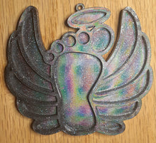 Load image into Gallery viewer, Holographic Molds Baby Foot w/Wings Mold Made w/Crystal Clear Platinum Silicone