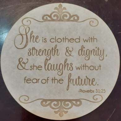 She is Clothed Scripture Mold Made w/Translucent Platinum Silicone 4