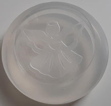 Load image into Gallery viewer, Etched 2&quot; Angel Mold Made w/Platinum Translucent Silicone (perfect for phone grips)