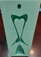 Load image into Gallery viewer, X-Large Angel Mold Made w/Mold Star 15 slow Platinum Silicone (blue/green color)