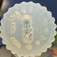 Load image into Gallery viewer, Exclusive! Stages of the Baby Pallet Mold Made w/Crystal Clear Platinum Silicone (read listing please)