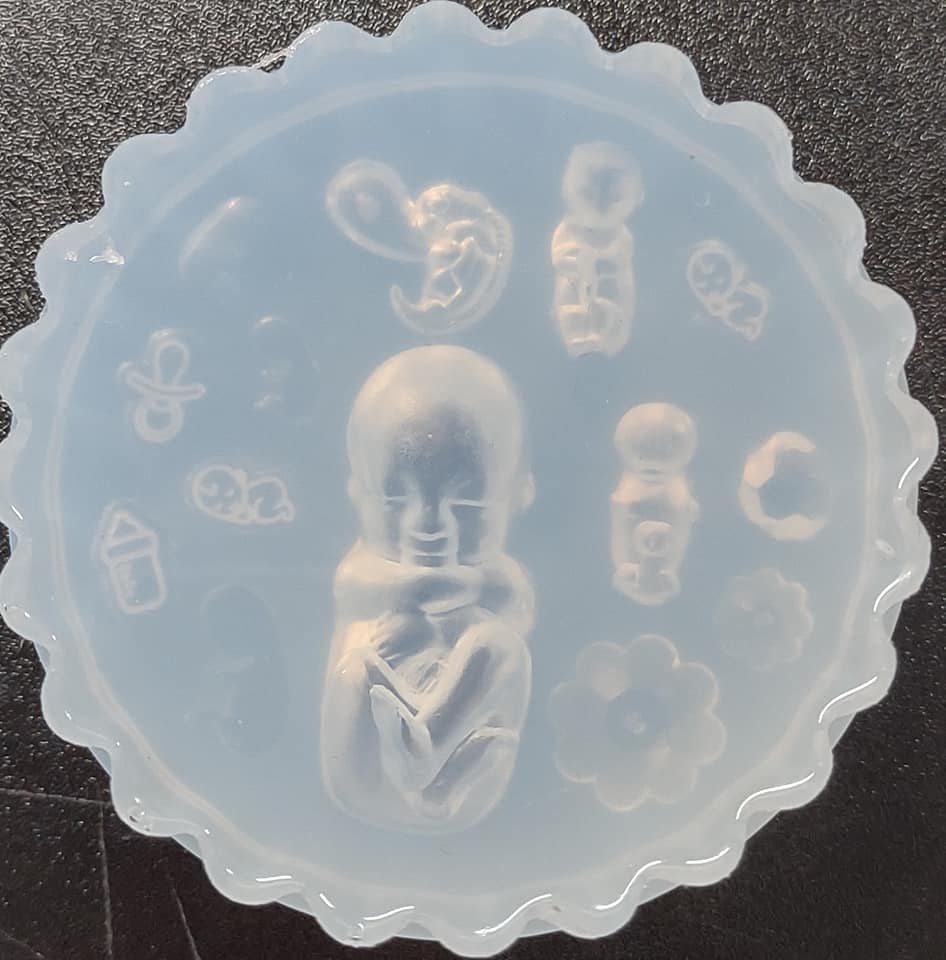Exclusive! Stages of the Baby Pallet Mold Made w/Crystal Clear Platinum Silicone (read listing please)