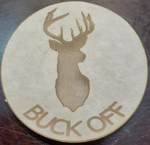 2" Buck Off Mold Made w/Platinum Translucent Silicone