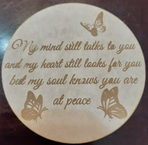 2.5" Memorial Butterflies Mold Made w/Translucent Platinum Silicone