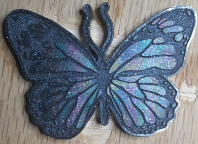 Holographic Molds Etched Butterfly Mold Made w/Crystal Clear Platinum Silicone