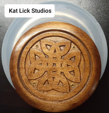 Load image into Gallery viewer, Celtic Incense Mold (5&quot; in diameter) Made w/Translucent Platinum Silicone #1