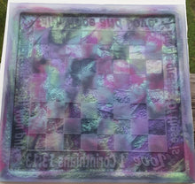 Load image into Gallery viewer, 8x8 Exclusive Checkerboard and Checkers Molds Made w/Translucent Platinum Silicone in Colors (colors may vary)
