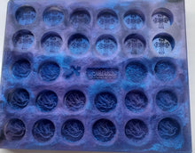 Load image into Gallery viewer, 8x8 Exclusive Checkerboard and Checkers Molds Made w/Translucent Platinum Silicone in Colors (colors may vary)