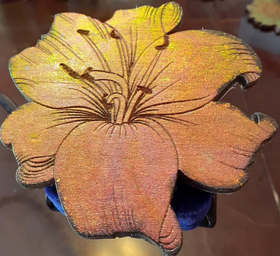 Flower Mold Made w/Translucent Platinum Silicone #1
