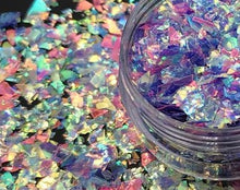 Load image into Gallery viewer, 12 Color Set of Luscious Cotton Candy Mylar Flakes (12 grams total)