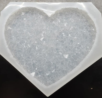 Exclusive Crystal Heart Mold Made With Platinum Silicone