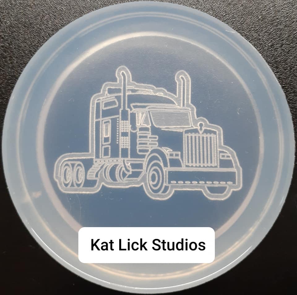 Diesel 2.5 Round Mold made w/Translucent Platinum Silicone