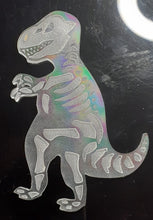 Load image into Gallery viewer, Holographic Molds Etched Dino 2 Made w/Crystal Clear Platinum Silicone