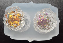 Load image into Gallery viewer, Exclusive Double Crystal Mold Made w/Translucent Platinum Silicone