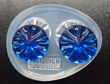 Load image into Gallery viewer, Faceted Gem Mold Made w/Crystal Clear Platinum Silicone