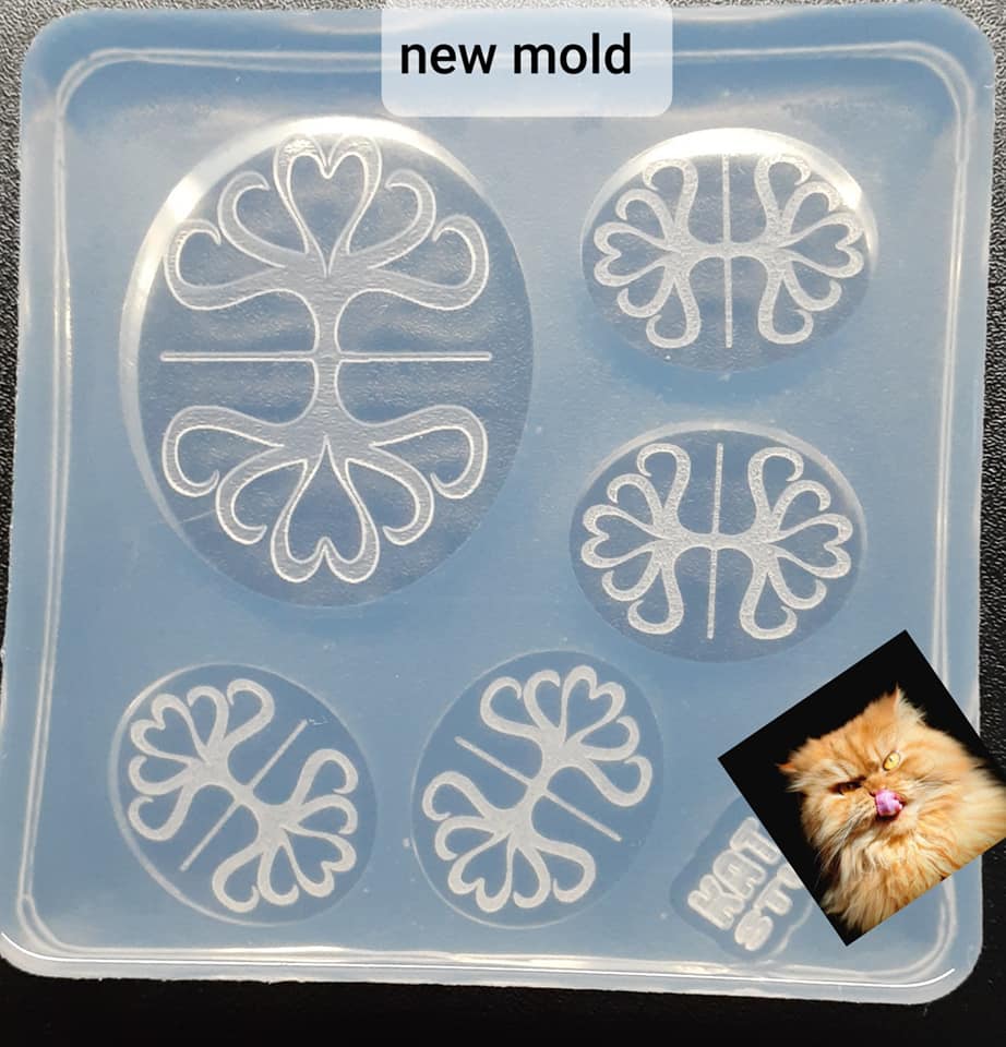 Double Tree Pallet Mold Made w/Crystal Clear Platinum Silicone