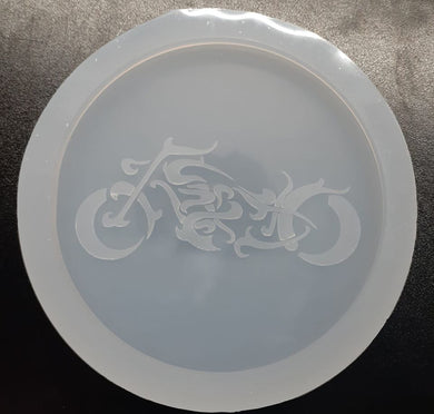 Beautifully Etched Motorcycle Coaster Mold